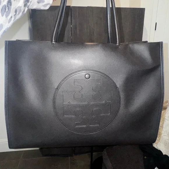 Tory Burch Black Leather Tote - Picture 5 of 5